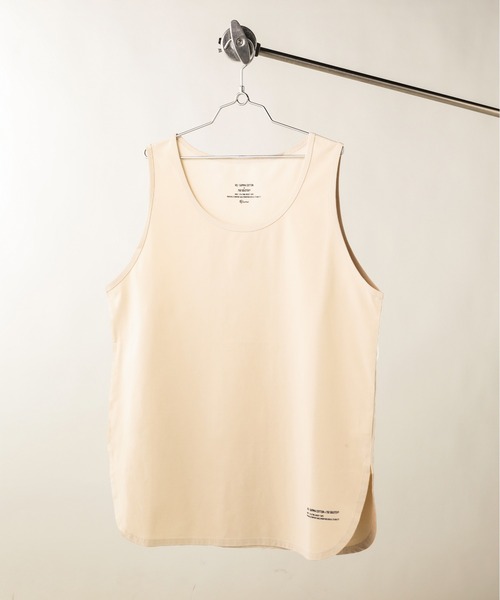 JOURNAL STANDARD relume（ジャーナルスタンダード　レリューム）の「SUPIMA*SOLOTEX PLATING タンクトップ（タンクトップ・メンズ・ホワイト/ブラック/ホワイト×ホワイト・MEDIUM/LARGE）」の3枚目の写真