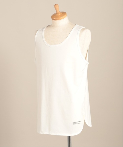 JOURNAL STANDARD relume（ジャーナルスタンダード　レリューム）の「SUPIMA*SOLOTEX PLATING タンクトップ（タンクトップ・メンズ・ホワイト/ブラック/ホワイト×ホワイト・MEDIUM/LARGE）」の18枚目の写真