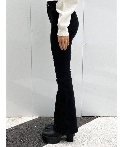 ENVYM（アンビー）の「フレアカラージェギンス（その他パンツ・レディース・ブラック・S/M）」の7枚目の写真