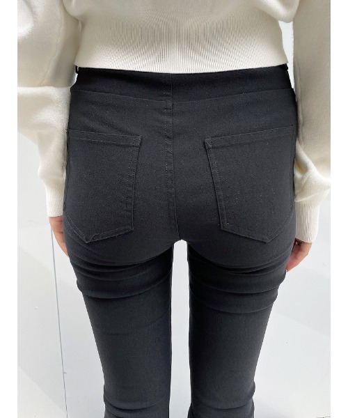 ENVYM（アンビー）の「フレアカラージェギンス（その他パンツ・レディース・ブラック・S/M）」の9枚目の写真