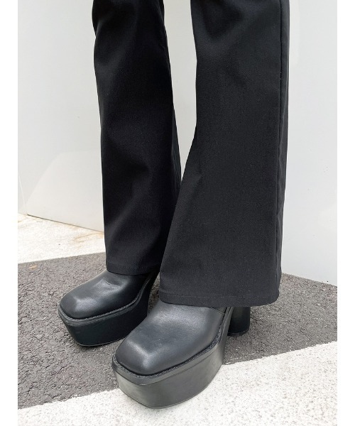 ENVYM（アンビー）の「フレアカラージェギンス（その他パンツ・レディース・ブラック・S/M）」の10枚目の写真