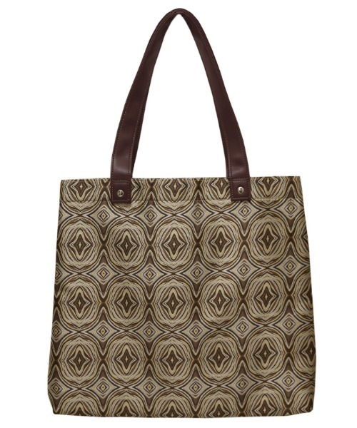 select MOCA（セレクトモカ）の「2021 AW ジャガードトートバッグ（トートバッグ・レディース・ダークブラウン/ベージュ・FREE）」の5枚目の写真