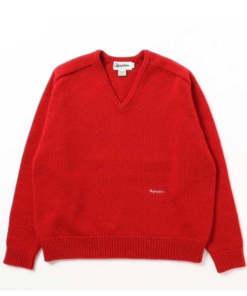 GYMPHLEX(ジムフレックス)の「GYMPHLEX/ジムフレックス Vネックサドルショルダープルオーバー V-NECK SADDLE SHOULDER PULLOVER #GY-D0001ARY(ニット/セーター・レディース・ネイビー/グレー/レッド・14)」の18枚目の写真