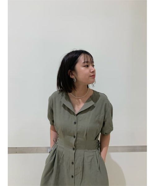 MOUSSY（マウジー）の「WAIST FIT TUCK ドレス（ワンピース