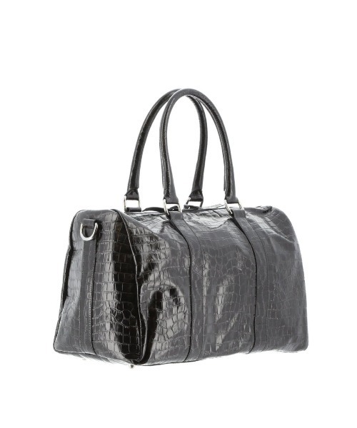 イオペレ ボストンバッグ ブラック ドクロ レザー IO PELLE 2way IO PELLE イオペレ ボストンバッグ