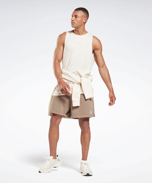 Reebok(リーボック)の「レズミルズ ノンダイ タンクトップ (タンクトップ・メンズ・オフホワイト・MEDIUM/X-SMALL/X-LARGE/XXX-LARGE/SMALL/LARGE/XX-LARGE)」の5枚目の写真