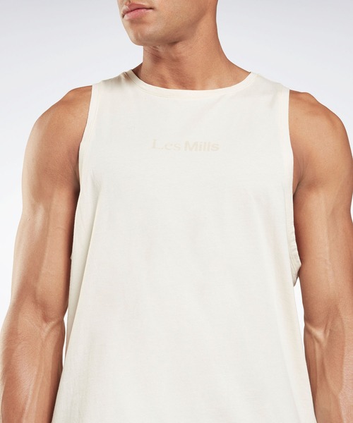 Reebok(リーボック)の「レズミルズ ノンダイ タンクトップ (タンクトップ・メンズ・オフホワイト・MEDIUM/X-SMALL/X-LARGE/XXX-LARGE/SMALL/LARGE/XX-LARGE)」の7枚目の写真