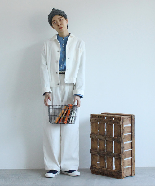 PAR ICI(パーリッシィ)の「16Wコーデュロイ ワークパンツ(その他パンツ・レディース・ホワイト/ブラウン/ピンク/ブルー・FREE)」の17枚目の写真