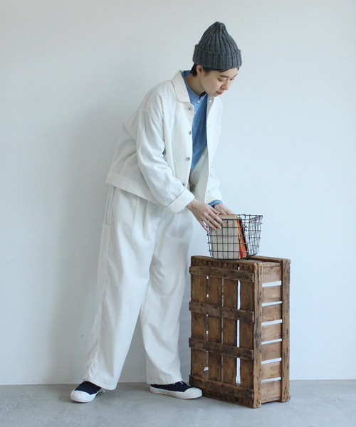 PAR ICI(パーリッシィ)の「16Wコーデュロイ ワークパンツ(その他パンツ・レディース・ホワイト/ブラウン/ピンク/ブルー・FREE)」の21枚目の写真