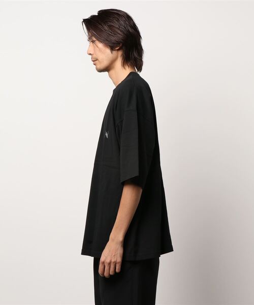 EDWIN（エドウィン）の「EDWIN BLACK ビッグフィット ロゴTシャツ 半袖 BIGFIT 1/2SLEEVE ブラック/グレー（Tシャツ/カットソー・メンズ・ライトブラック/ブラック・LARGE/X-LARGE/MEDIUM）」の12枚目の写真