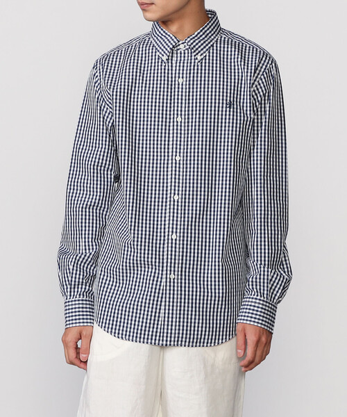 GYMPHLEX(ジムフレックス)の「Gymphlex | 長袖ボタンダウンシャツ MEN(シャツ/ブラウス・メンズ・ブラック系その他/ブルー系その他5・LARGE/SMALL/X-LARGE/MEDIUM)」の15枚目の写真