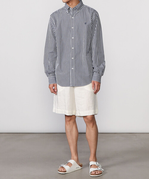 GYMPHLEX(ジムフレックス)の「Gymphlex | 長袖ボタンダウンシャツ MEN(シャツ/ブラウス・メンズ・ブラック系その他/ブルー系その他5・LARGE/SMALL/X-LARGE/MEDIUM)」の18枚目の写真