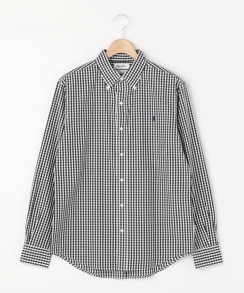 GYMPHLEX(ジムフレックス)の「Gymphlex | 長袖ボタンダウンシャツ MEN(シャツ/ブラウス・メンズ・ブラック系その他/ブルー系その他5・LARGE/SMALL/X-LARGE/MEDIUM)」の2枚目の写真