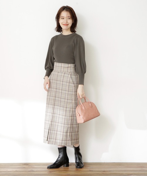 N.（N. Natural Beauty Basic）（エヌエヌナチュラルビューティーベーシック）の「◆クルミステッチストレッチショートブーツ（ブーツ・レディース・ブラック/ブラウン/オフホワイト・MEDIUM/LARGE）」の5枚目の写真