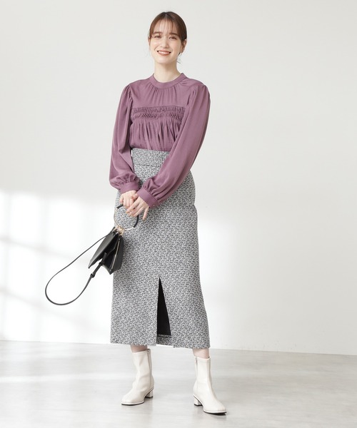 N.（N. Natural Beauty Basic）（エヌエヌナチュラルビューティーベーシック）の「◆クルミステッチストレッチショートブーツ（ブーツ・レディース・ブラック/ブラウン/オフホワイト・MEDIUM/LARGE）」の21枚目の写真