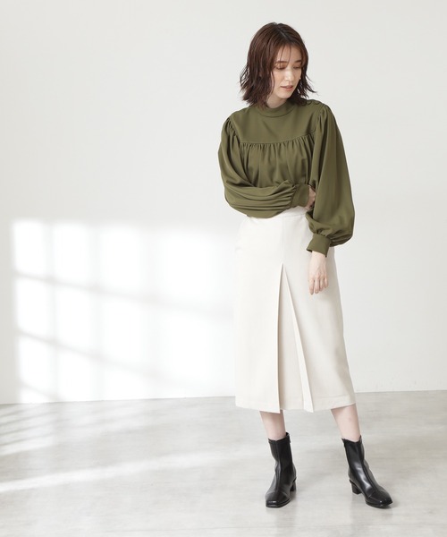 N.（N. Natural Beauty Basic）（エヌエヌナチュラルビューティーベーシック）の「◆クルミステッチストレッチショートブーツ（ブーツ・レディース・ブラック/ブラウン/オフホワイト・MEDIUM/LARGE）」の16枚目の写真