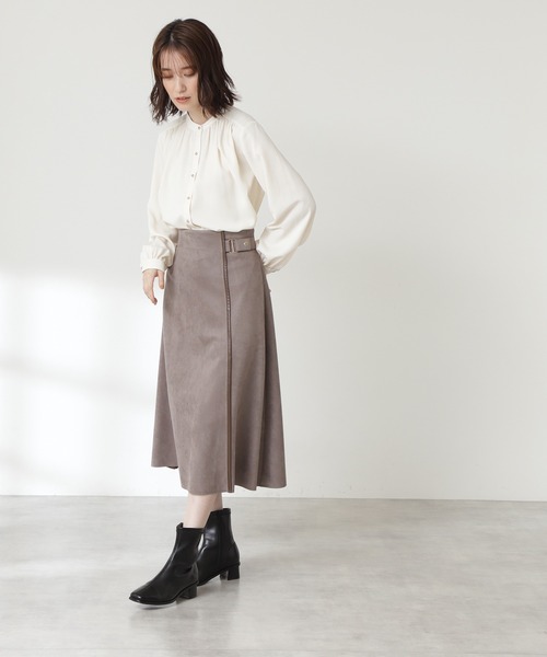 N.（N. Natural Beauty Basic）（エヌエヌナチュラルビューティーベーシック）の「◆クルミステッチストレッチショートブーツ（ブーツ・レディース・ブラック/ブラウン/オフホワイト・MEDIUM/LARGE）」の17枚目の写真