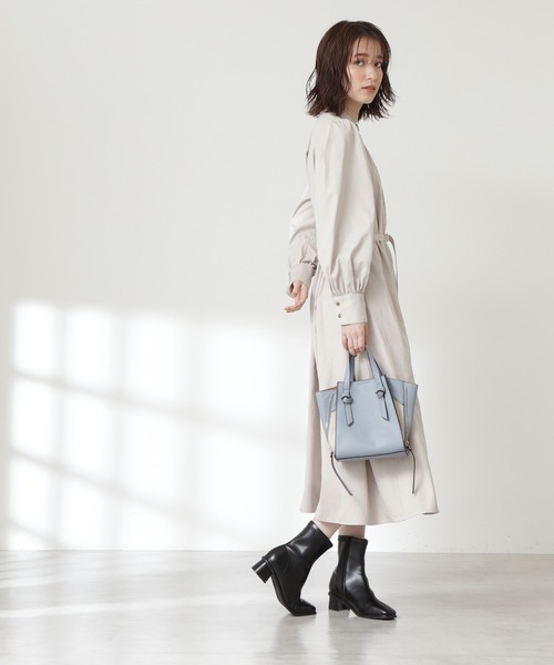 N.（N. Natural Beauty Basic）（エヌエヌナチュラルビューティーベーシック）の「◆クルミステッチストレッチショートブーツ（ブーツ・レディース・ブラック/ブラウン/オフホワイト・MEDIUM/LARGE）」の18枚目の写真