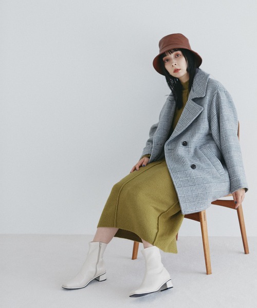 N.（N. Natural Beauty Basic）（エヌエヌナチュラルビューティーベーシック）の「◆クルミステッチストレッチショートブーツ（ブーツ・レディース・ブラック/ブラウン/オフホワイト・MEDIUM/LARGE）」の12枚目の写真