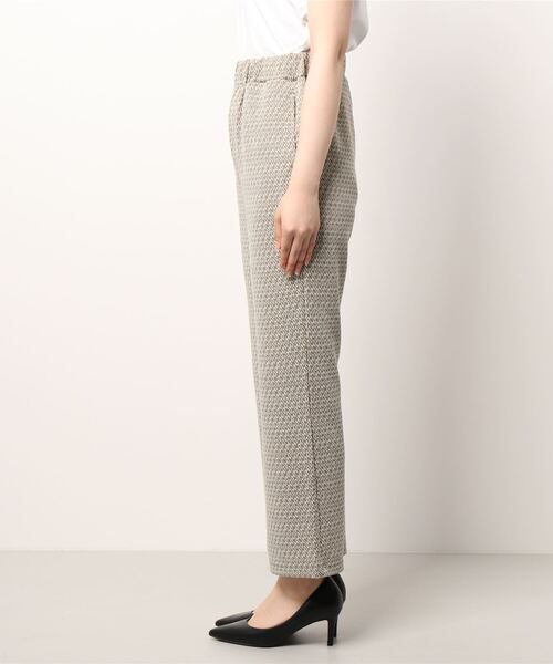 Samansa Mos2 blue（サマンサモスモスブルー）の「カットジャカードパンツ（その他パンツ・レディース・グレー/ブラウン/ブラック・ﾌﾘ-）」の7枚目の写真