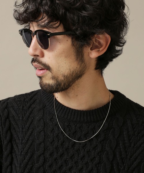 NANO universe（ナノユニバース）の「《WEB限定》カットチェーンネックレス（ネックレス・メンズ・ゴールド/シルバー・FREE）」の2枚目の写真