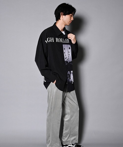 GALLIS ADDICTION（ガリスアディクション）の「GA RANDOM-PHOTO L/S SHIRT/ランダムフォト 長袖シャツ（シャツ/ブラウス・メンズ・ホワイト/ブラック・FREE）」の14枚目の写真