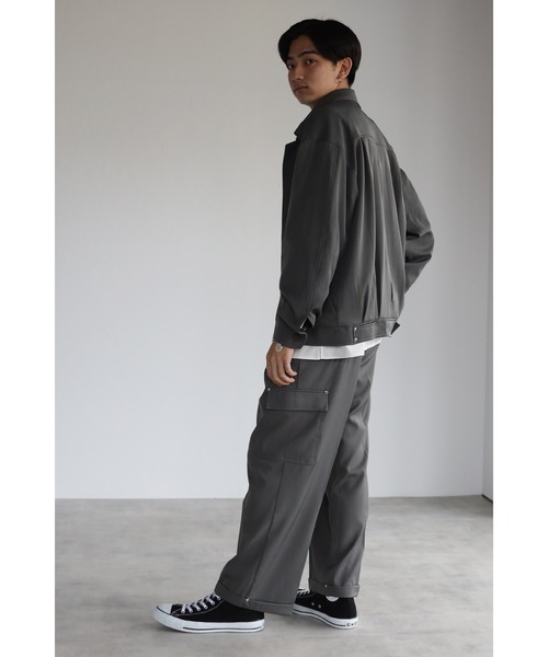 Zegna イタリア製 リネン センタープレス スラックス カーゴパンツ 燻み Zegna イタリア製 リネン センタープレス スラックス カーゴ
