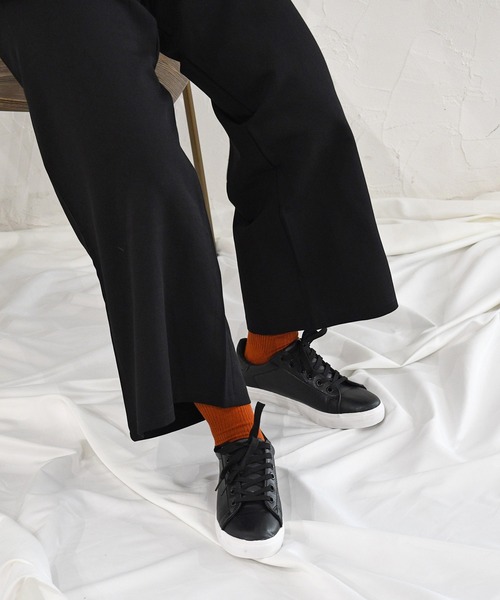 NOFALL（ノーフォール）の「レースアップローカットスニーカー（スニーカー・レディース・ホワイト×ネイビー/ホワイト/ホワイト系その他/ブラック・M/SS/3L/LL/S/L）」の17枚目の写真