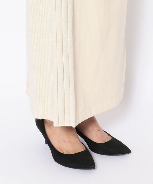 AULA AILA（アウラアイラ）の「AULA AILA（アウラ アイラ）別注ニットコンビレザースカート（スカート・レディース・アイボリー・1/0）」の19枚目の写真