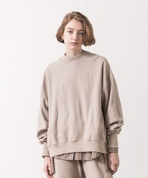 ALLUMER | ルーズシルエットハイネックヴィンテージスウェット(スウェット)