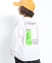 RAT EFFECT（ラットエフェクト）の「ネオンプリントロングTシャツ（Tシャツ/カットソー）」