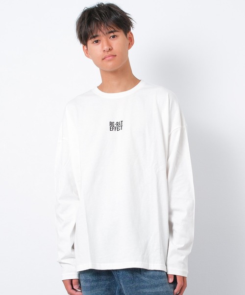 RAT EFFECT(ラットエフェクト)の「ネオンプリントロングTシャツ(Tシャツ/カットソー・キッズ・チャコールグレー/ライトブルー/グリーン/グレー/ブラック/オフホワイト/ホワイト系その他・160/140/120/130/150/170)」の14枚目の写真