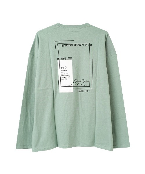 RAT EFFECT(ラットエフェクト)の「ネオンプリントロングTシャツ(Tシャツ/カットソー・キッズ・チャコールグレー/ライトブルー/グリーン/グレー/ブラック/オフホワイト/ホワイト系その他・160/140/120/130/150/170)」の20枚目の写真