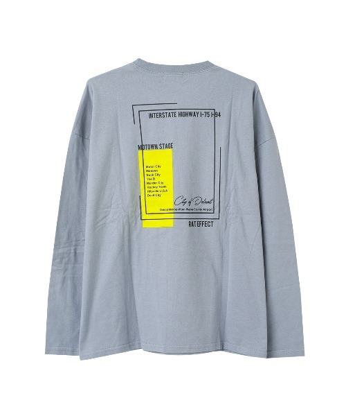 RAT EFFECT(ラットエフェクト)の「ネオンプリントロングTシャツ(Tシャツ/カットソー・キッズ・チャコールグレー/ライトブルー/グリーン/グレー/ブラック/オフホワイト/ホワイト系その他・160/140/120/130/150/170)」の21枚目の写真
