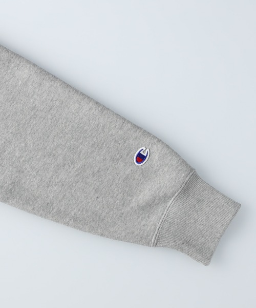 Champion（チャンピオン）の「【Champion】ロゴ刺繍ジップパーカー（パーカー・メンズ・ホワイト/グレー/ブラック・S/M/L/XL）」の15枚目の写真