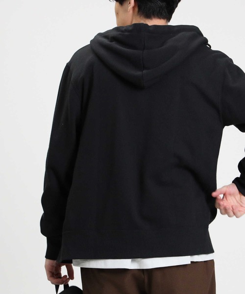 Champion（チャンピオン）の「【Champion】ロゴ刺繍ジップパーカー（パーカー・メンズ・ホワイト/グレー/ブラック・S/M/L/XL）」の18枚目の写真