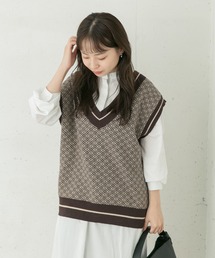 URBAN RESEARCH Sonny Label | ジャガード柄ニットベスト(ニット/セーター)