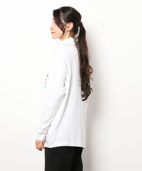 STARSTYLING(スタースタイリング)の「STARSTYLING/08-LS ANSELM TURTLE NECK LS(Tシャツ/カットソー・レディース・ホワイト/ブラック・M)」の4枚目の写真