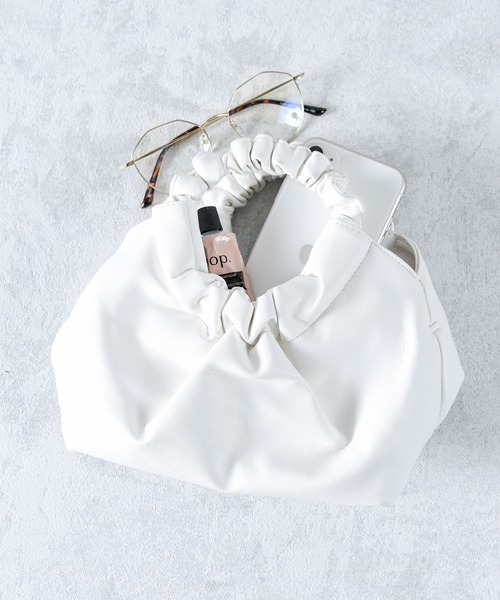 CALIFORNIA OUTFITTERS（カリフォルニア アウトフィッターズ）の「シャーリングバッグ（ハンドバッグ・レディース・ホワイト/ブラック/アイボリー・ONE SIZE）」の2枚目の写真