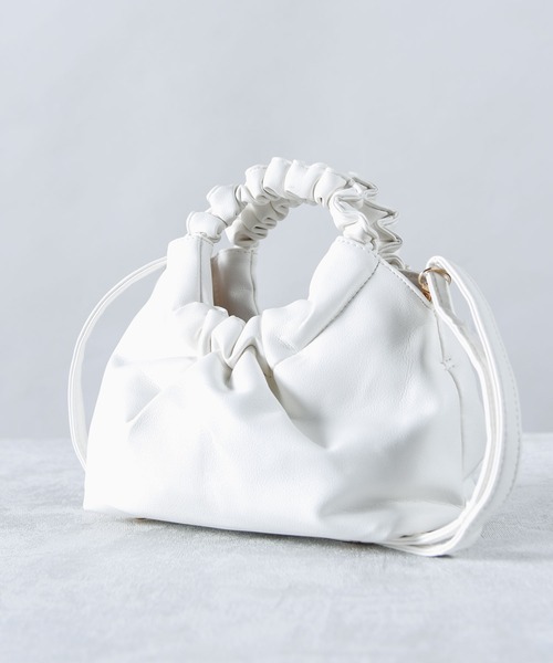 CALIFORNIA OUTFITTERS（カリフォルニア アウトフィッターズ）の「シャーリングバッグ（ハンドバッグ・レディース・ホワイト/ブラック/アイボリー・ONE SIZE）」の9枚目の写真