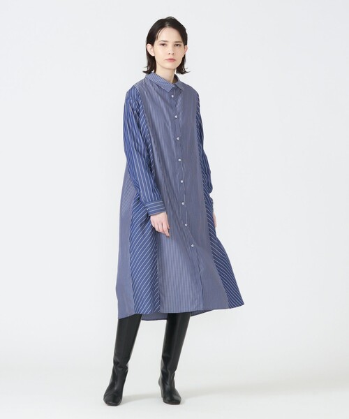 LOVELESS（ラブレス）の「ベストセット オーバーシャツドレス（シャツワンピース・レディース・ネイビー/グリーン系その他5・36）」の13枚目の写真