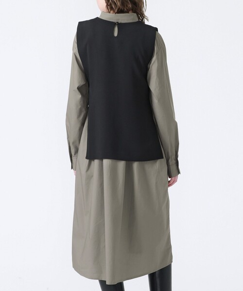 LOVELESS（ラブレス）の「ベストセット オーバーシャツドレス（シャツワンピース・レディース・ネイビー/グリーン系その他5・36）」の17枚目の写真