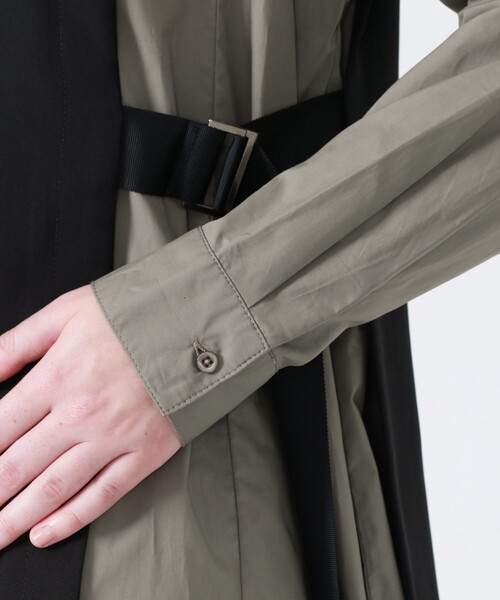 LOVELESS（ラブレス）の「ベストセット オーバーシャツドレス（シャツワンピース・レディース・ネイビー/グリーン系その他5・36）」の14枚目の写真