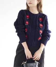 SLOBE IENA（スローブイエナ）の「【LOQUI】SLOBE別注 フラワー刺繍