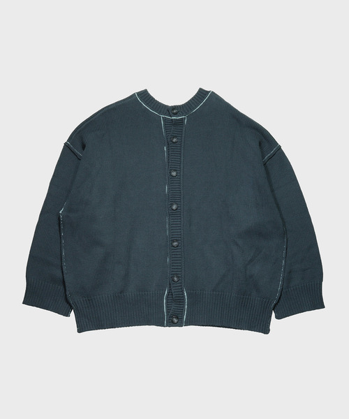 NIDO（ニド）の「バックオープンニットプルオーバー（ニット/セーター・メンズ・ブラック/ブルー/グレイッシュベージュ・M/L）」の12枚目の写真