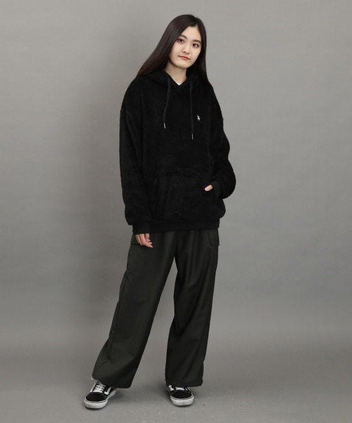 U.S. POLO ASSN.(ユーエスポロアッスン)の「U.S. POLO ASSN. / ユーエスポロアッスン 別注 コラボ ボア フリース プル パーカー(パーカー・メンズ・ホワイト/ブラック/ネイビー/グレイッシュベージュ・MEDIUM/LARGE)」の11枚目の写真