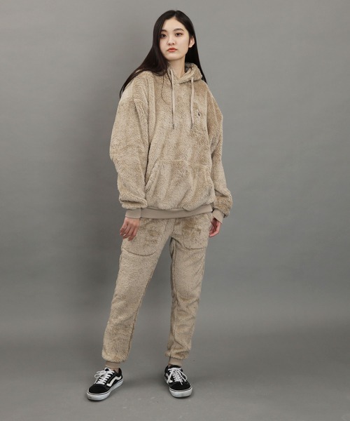U.S. POLO ASSN.(ユーエスポロアッスン)の「U.S. POLO ASSN. / ユーエスポロアッスン 別注 コラボ ボア フリース プル パーカー(パーカー・メンズ・ホワイト/ブラック/ネイビー/グレイッシュベージュ・MEDIUM/LARGE)」の15枚目の写真