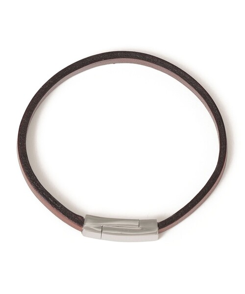 SHIPS any（シップス エニィ）の「SHIPS any: レザー マグネット ブレスレット 2◇（ブレスレット・メンズ・ブラウン/ブラック・ONE SIZE）」の11枚目の写真