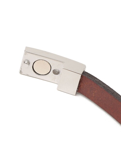 SHIPS any（シップス エニィ）の「SHIPS any: レザー マグネット ブレスレット 2◇（ブレスレット・メンズ・ブラウン/ブラック・ONE SIZE）」の9枚目の写真