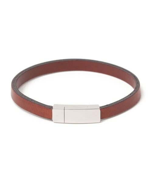 SHIPS any（シップス エニィ）の「SHIPS any: レザー マグネット ブレスレット 2◇（ブレスレット・メンズ・ブラウン/ブラック・ONE SIZE）」の8枚目の写真